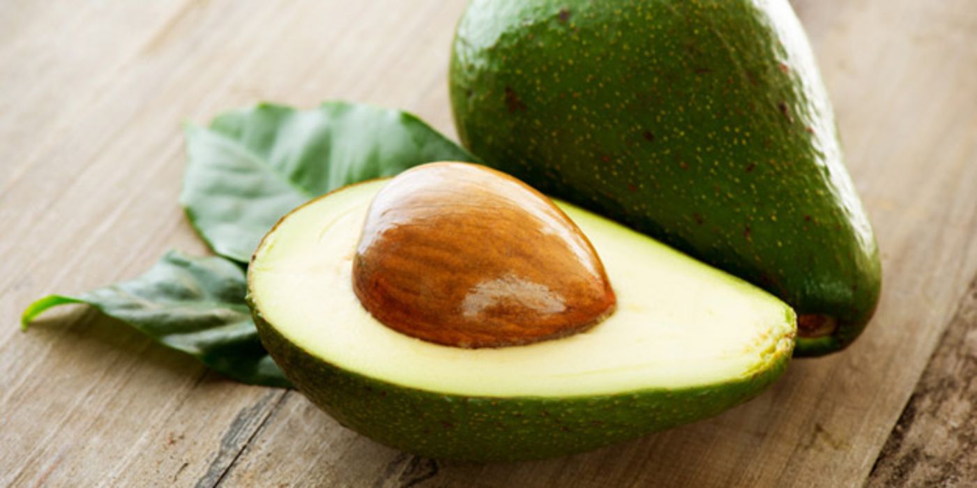 Aufgeschnittene Avocado