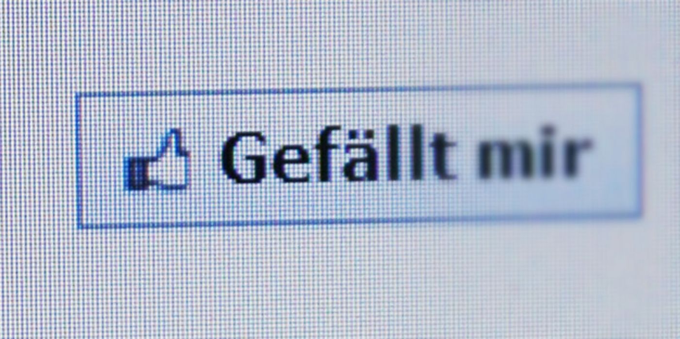 Screenshot eines "Gefällt mir"-Buttons von Facebook