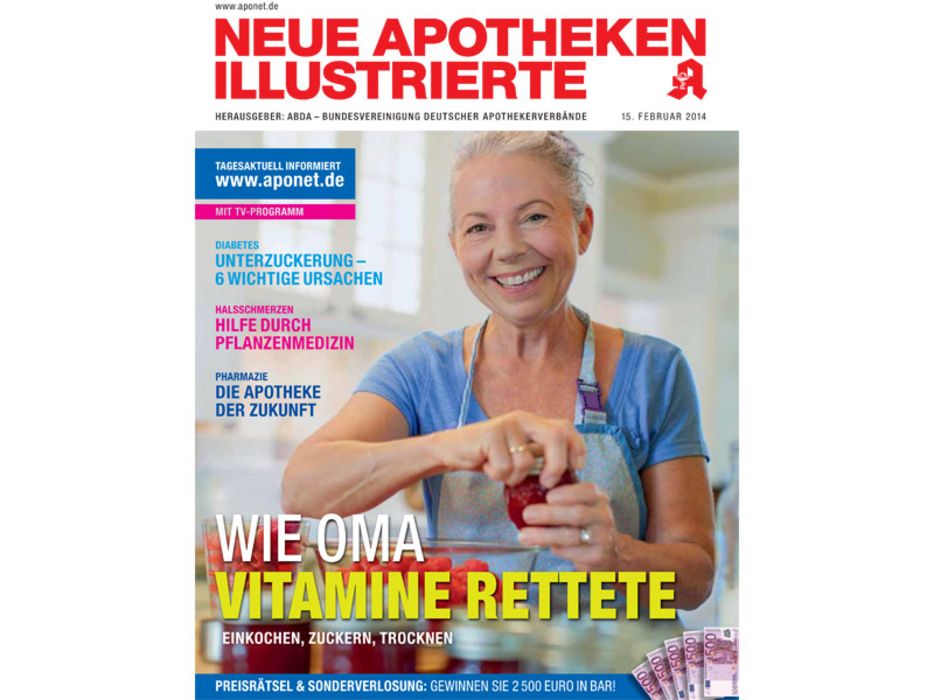 Cover der Neuen Apotheken Illustrierten vom 15. Februar 2014