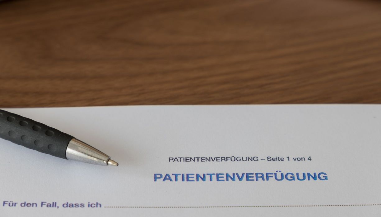 Patientenverfügung.