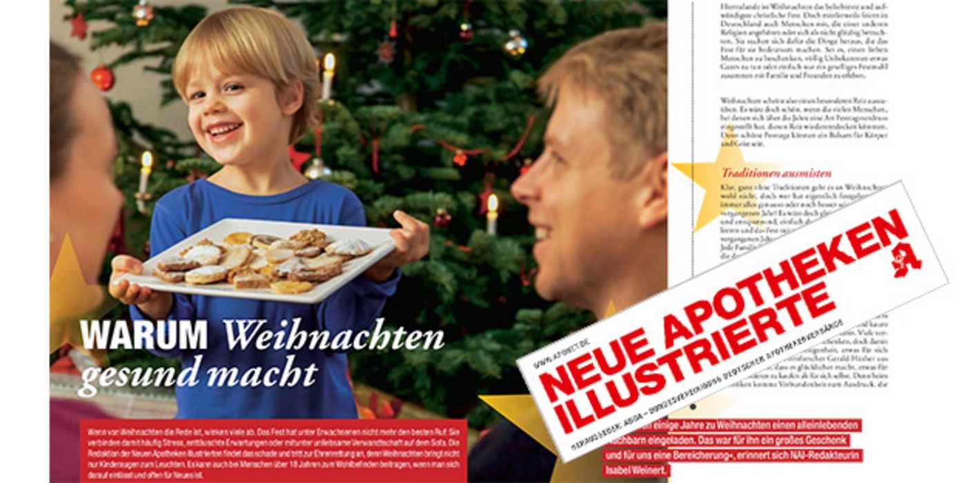 NAI Promo 1.12.2015, Titelbeitrag „Warum Weihnachten gesund macht“