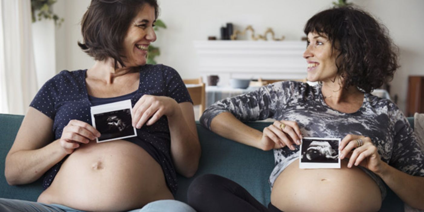 Sind Geschwister oder Kollegen schwanger, ist es wahrscheinlicher, selbst auch ein Baby zu bekommen.