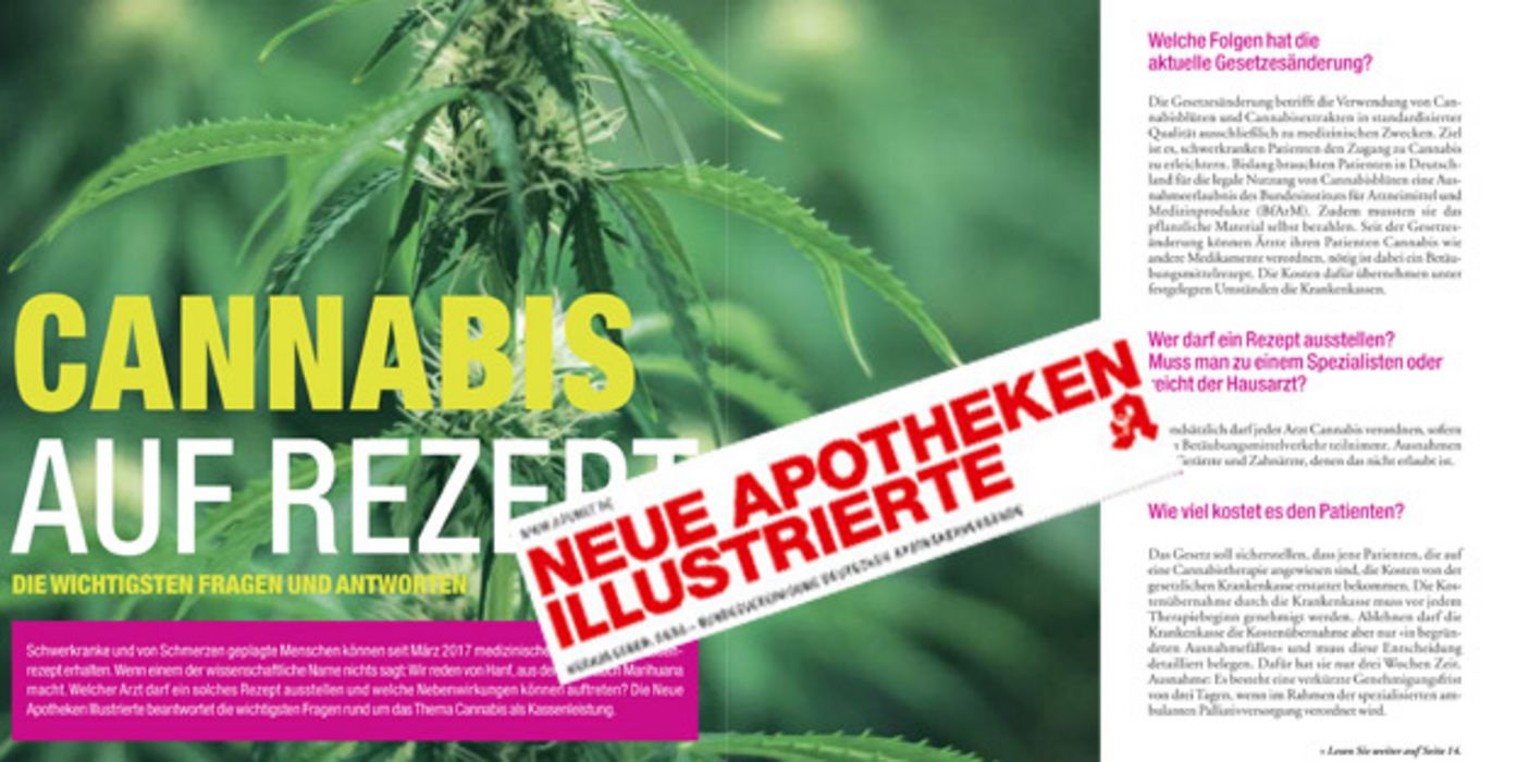 NAI Promo 01.06.2017, Titelbeitrag „Cannabis auf Rezept“