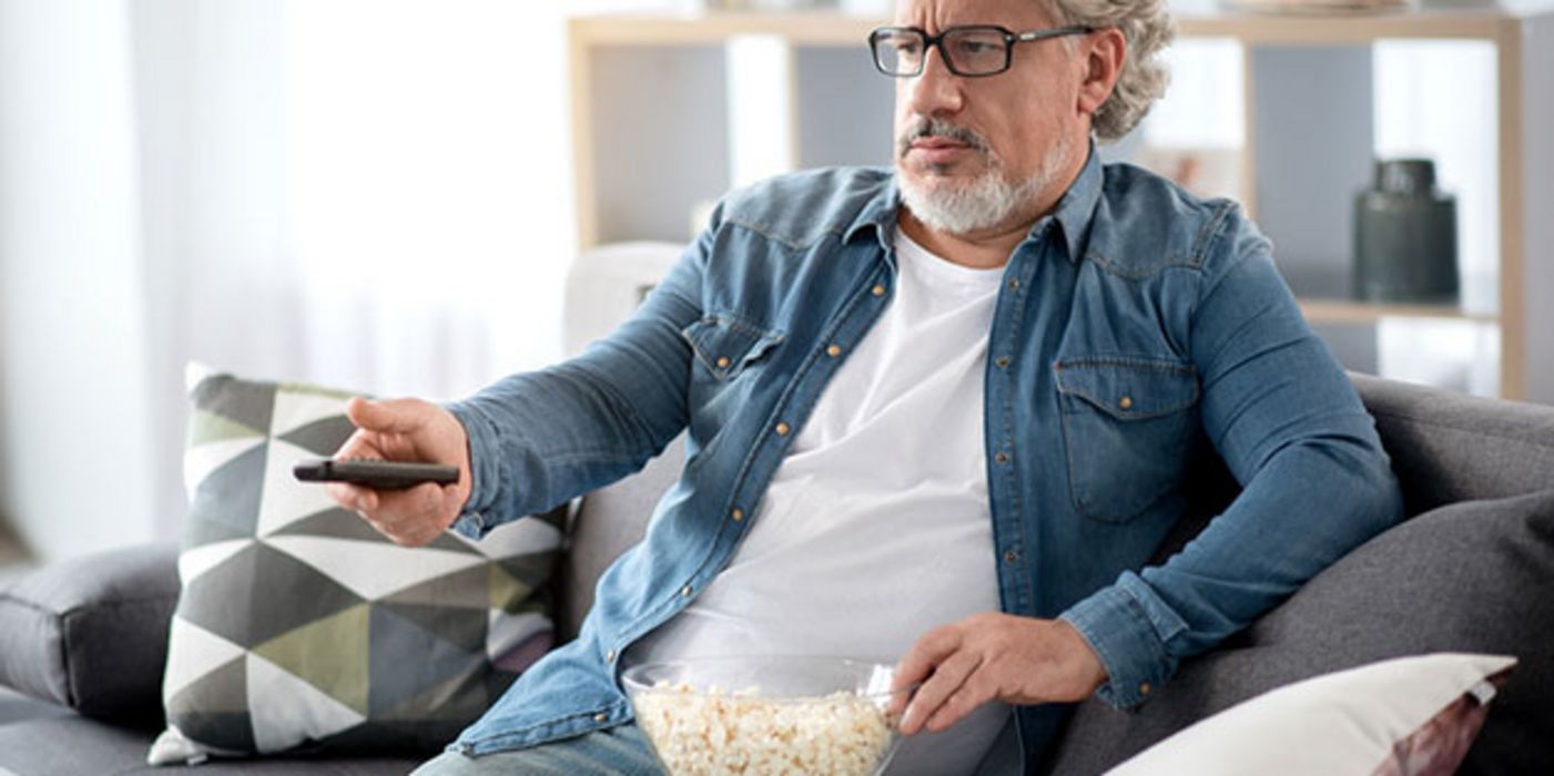 Fernsehen erhöht das Risiko für Thrombose.