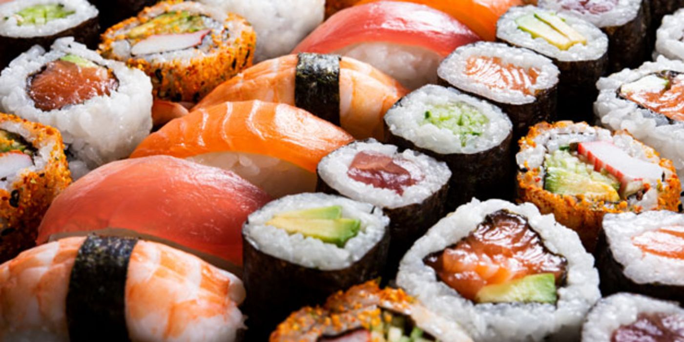 Sushiblätter sind offenbar häufig mit Schadstoffen belastet.