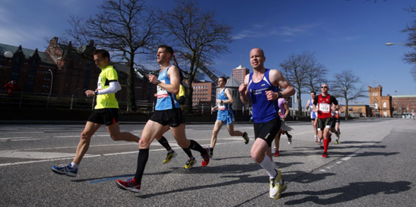 Läufer beim Marathon