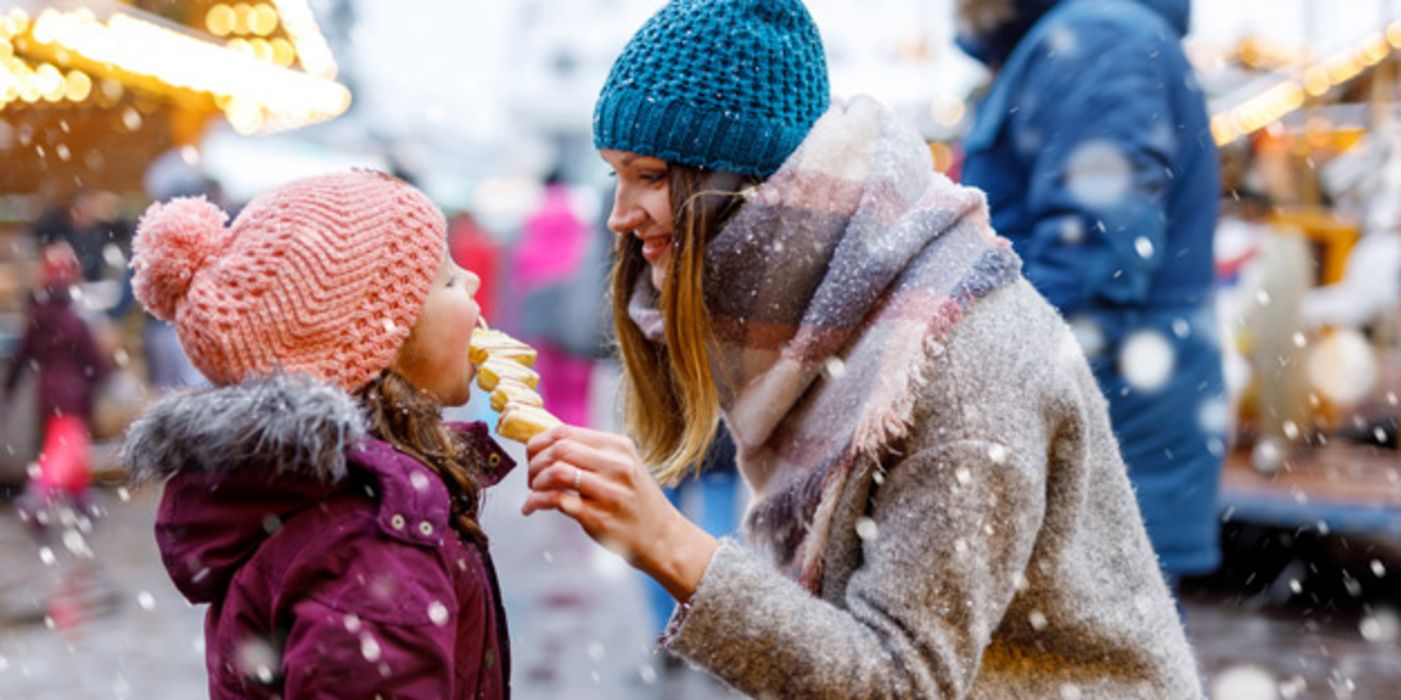 Weihnachtsmarkt: Viele Weihnachtsmärkte haben ein glutenfreies Angebot.