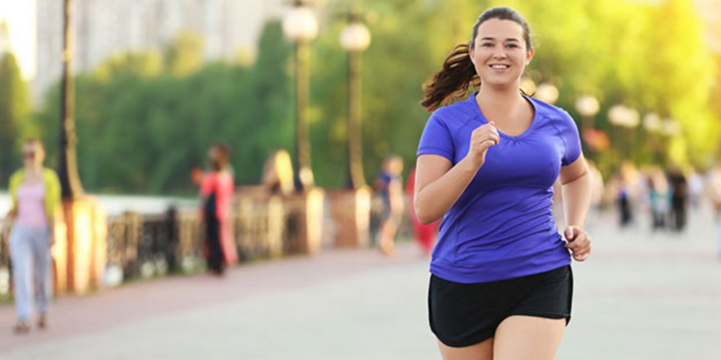 Joggen ist eine gute Möglichkeit, Übergewicht entgegenzuwirken.