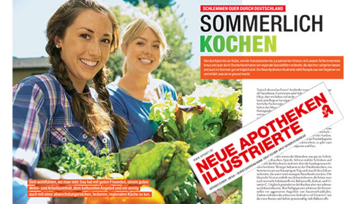 NAI Promo 1.8.2016, Titelbeitrag „Sommerlich kochen“