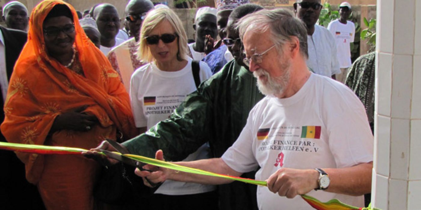 Eröffnung der Krankenstation im Senegal.