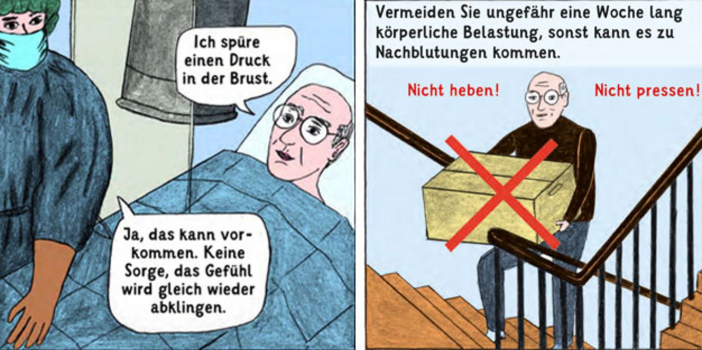 Comics könnten Patienten besser auf eine Operation vorbereiten.