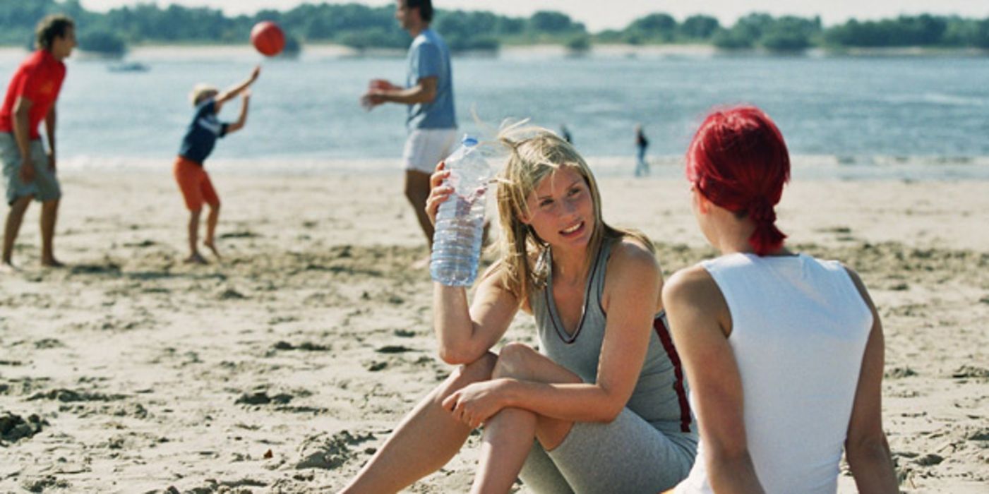 Menschen am Strand