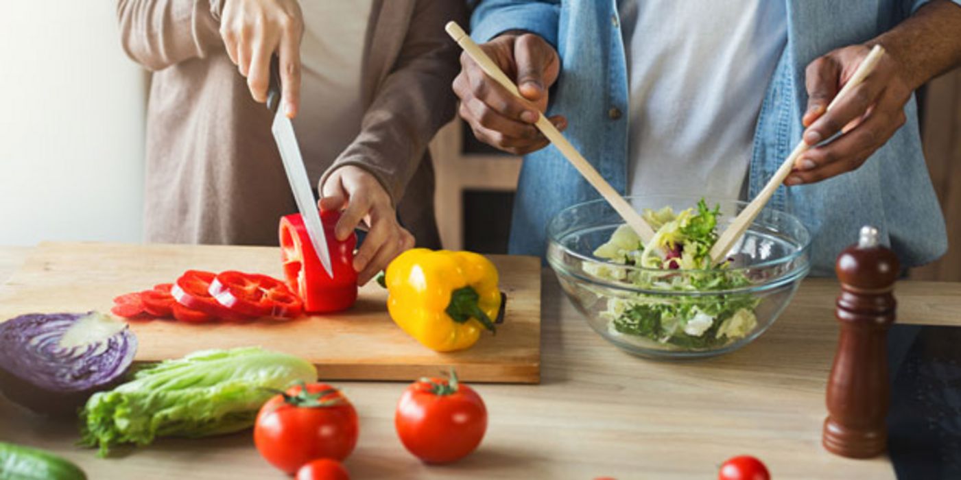 Eine vegetarische Ernährung senkt das Risiko für die koronare Herzkrankheit.