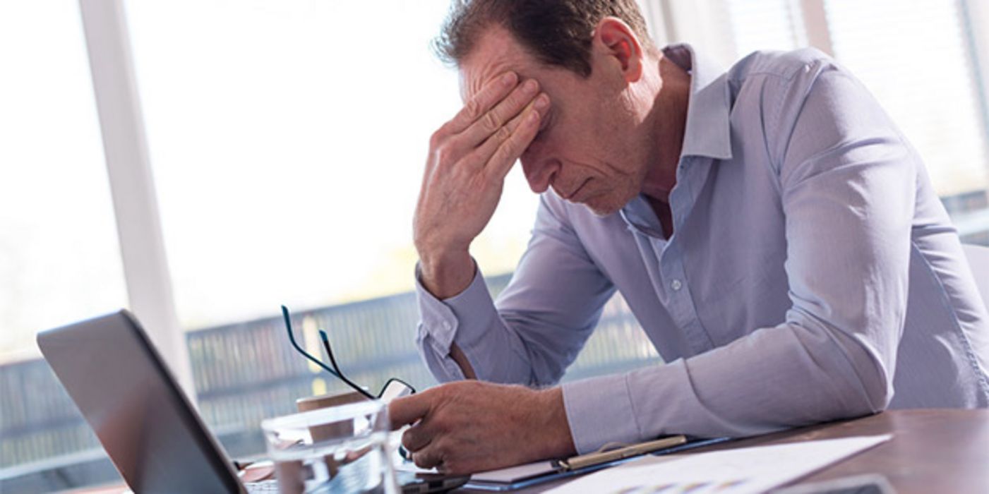 Stress und Schlafstörungen sollten behandelt werden.