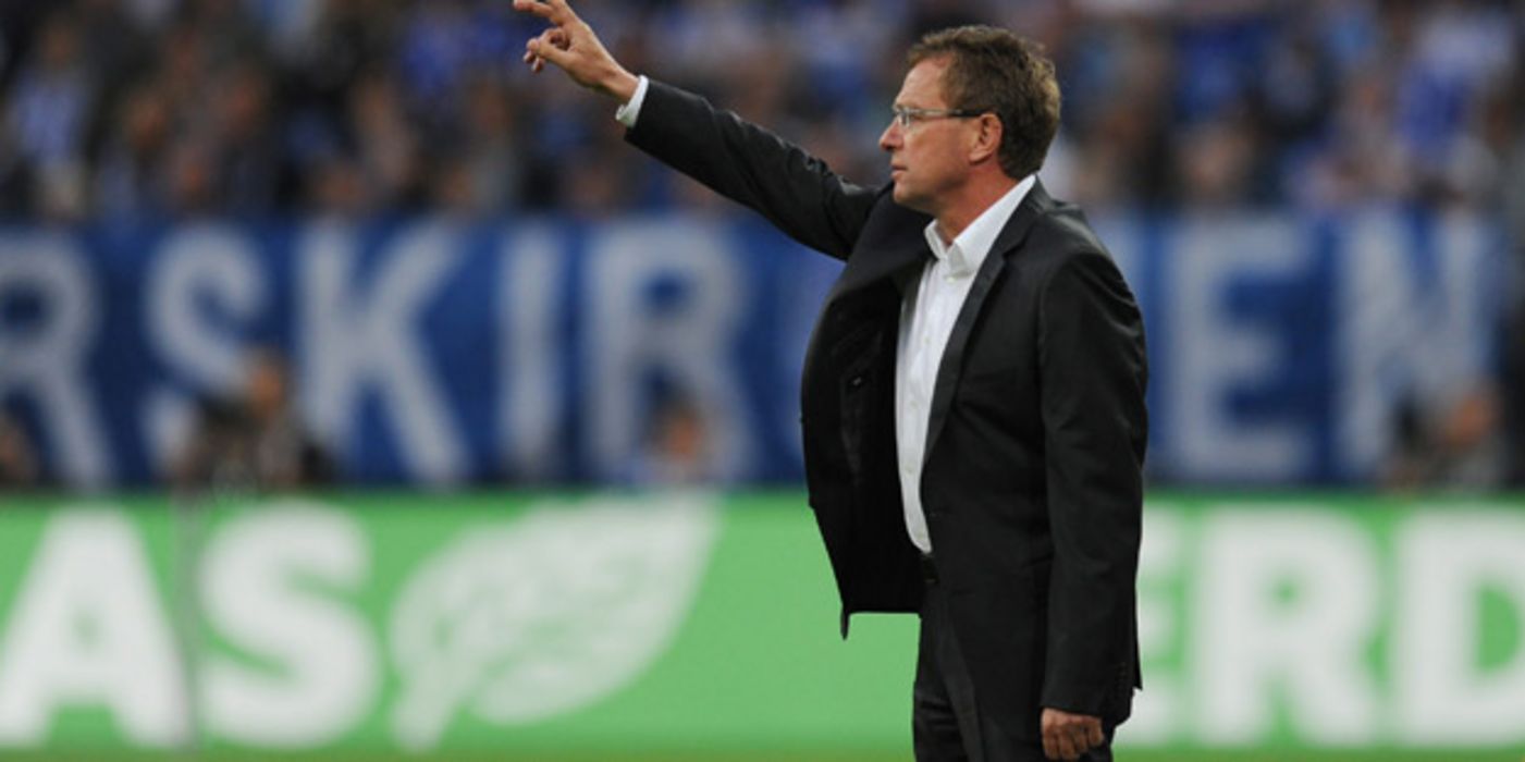 Ralf Rangnick im Fußballstadion