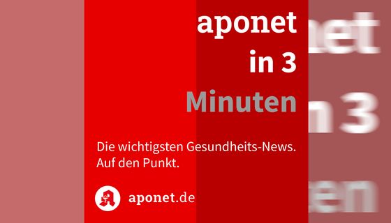 Podcast-Logo "aponet in 3 Minuten"